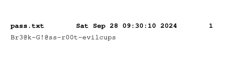 EvilCUPS 8